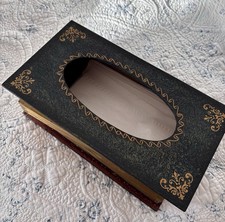 Tissue Holder Box Old Books