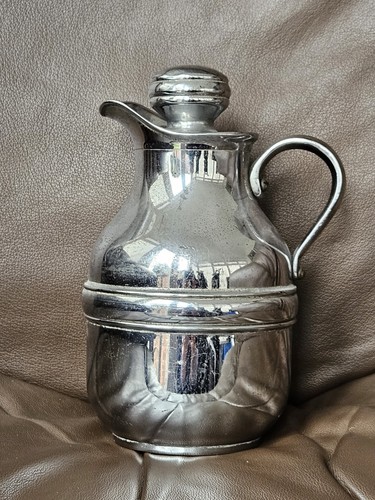1930s thermos chrome plated - chrome,
