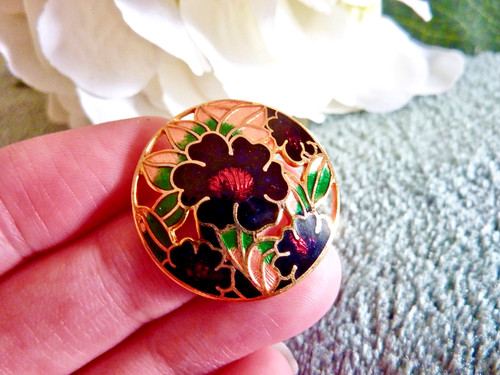 Vintage cloisonné enamel - vintage,