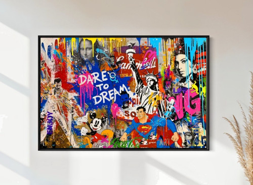 Banksy dare dream amy - banksy,