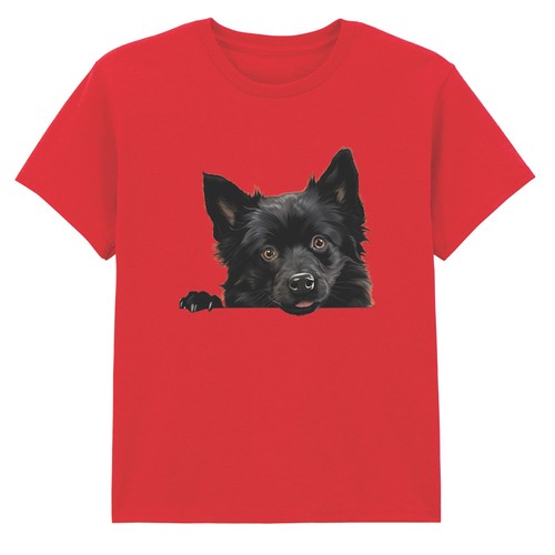 Cute peeking dog dogs - dog,