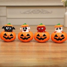 4Pcs Halloween Pumpkin Statue