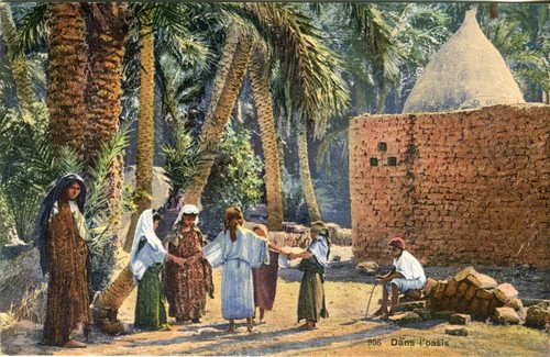 Oasis arab children play - arab,
