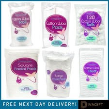 COTTON WOOL FACE PADS ROUND