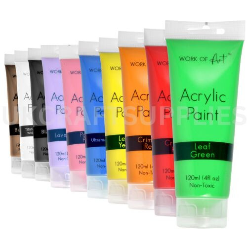 120ml tube acrylic paint - -,