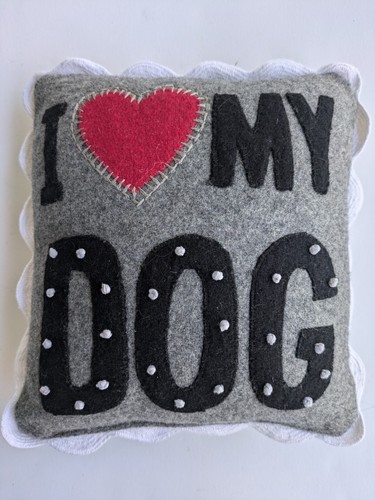 Mud pie mini pillow - mini, love