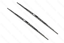 Front BLACK Wiper Blades fits