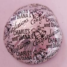Charles and Diana Wedding Foil Milk Bottle Top 1981 Royal Family Collectable