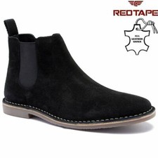 Mens leather chelsea - boots, new