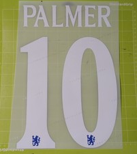 Cole PALMER #10 2025-2026 Adult Size European & Cup Home White Nameset Chelsea