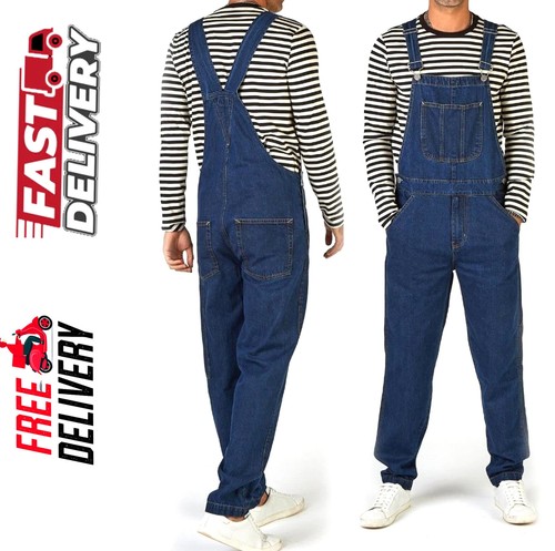 Men relaxed fit dungarees - men's,
