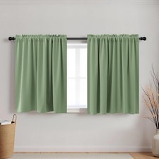 KOUFALL Sage Green Curtains 24