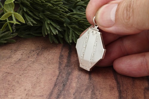 Art deco locket pendant - deco,