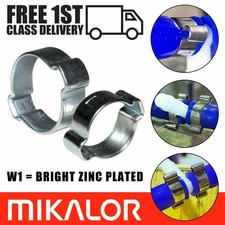 Double ear clips zinc plated - double,