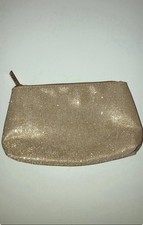 IMPULSE GOLD SPARKLY MAKEUP BAG PURSE