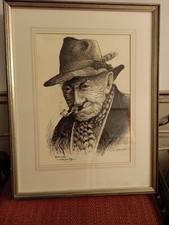 Original pen and ink drawing