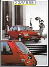 Renault 5 1987-1988 UK Market