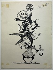 Tim Burton (Handmade) Drawing