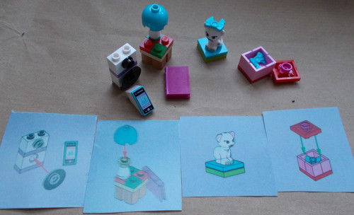 Lego party cat present book - party,