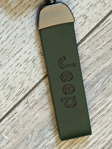 Jeep leather keyring - keyring, wrangler