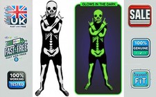 Morph Costumes Glow Skeleton Children's Glow-in-Dark Halloween Costume Size L
