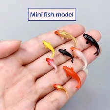 10x Miniature Fish Plastic Model Doll's House Decor Toys