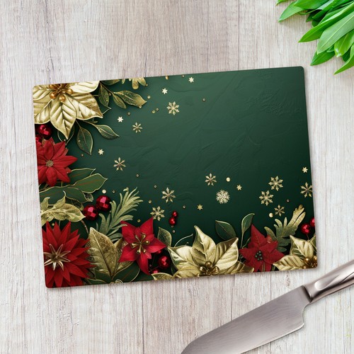 Green luxury xmas glass - green,