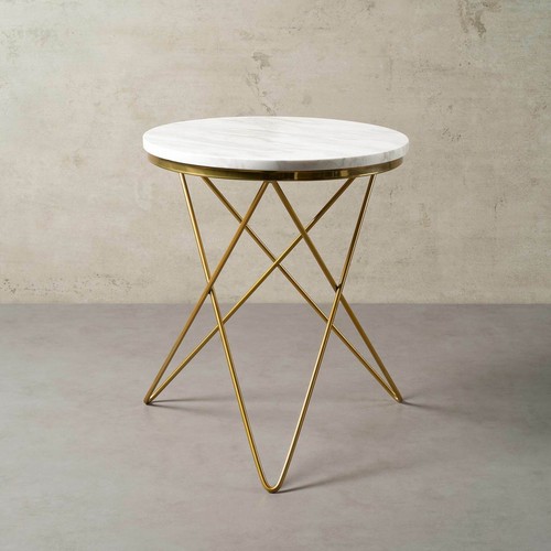 Paris side table real marble - table,