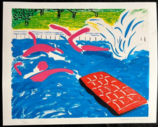 David Hockney "Swimming"