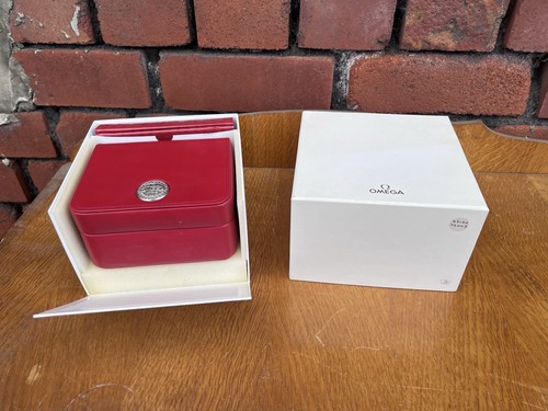 Omega watch box with - watch,