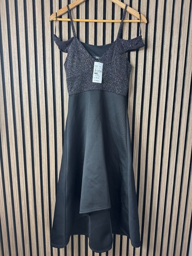 Quiz black glitter cold - black,
