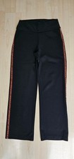 Worn Once! ZAGGORA Black Animal Stripe Trousers UK 10
