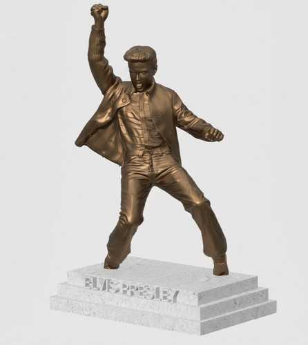 Elvis presley bronze effect - presley,