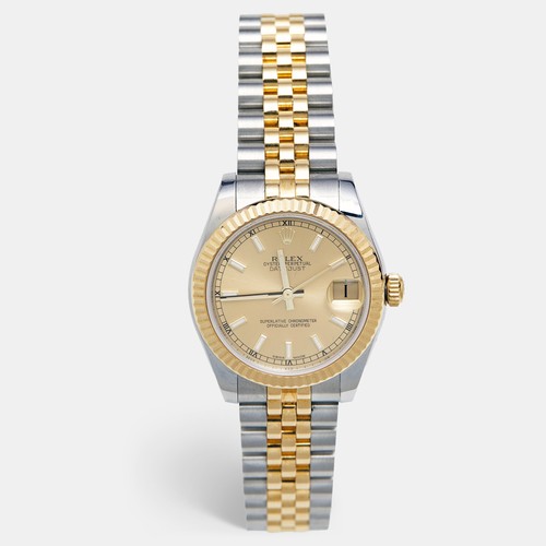 Rolex champagne 18k - rolex,