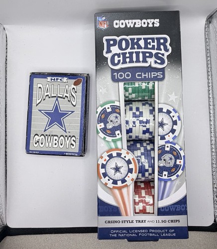 Dallas cowboys poker set - poker,