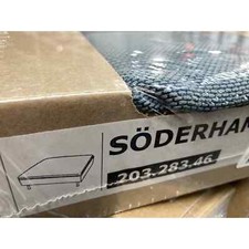 Ikea Soderhamn Ottoman Footstool Finnsta Turquoise 203.283.46 New Cover Only