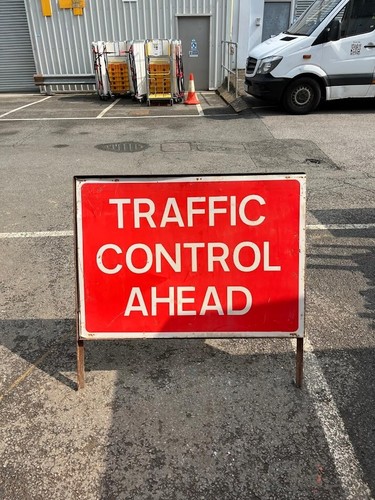 Traffic control ahead - control, safety