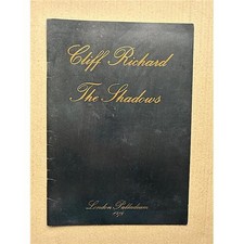 CLIFF RICHARD/SHADOWS LONDON PALLADIUM 1978 PROGRAMME with ticket stub UK