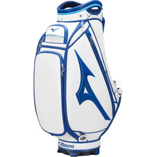 Mizuno Tour Staff Bag - White/Blue. NEW WITH TAGS
