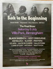 Black Sabbath Live Final Tour Date Ozzy Metallica Pantera News Ad Poster 14x11