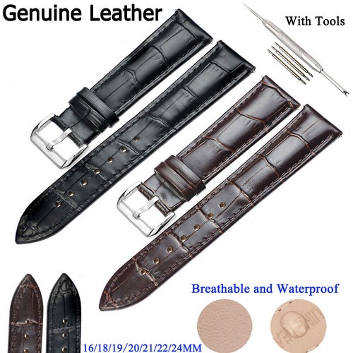 Genuine leather watch - genuine, strap