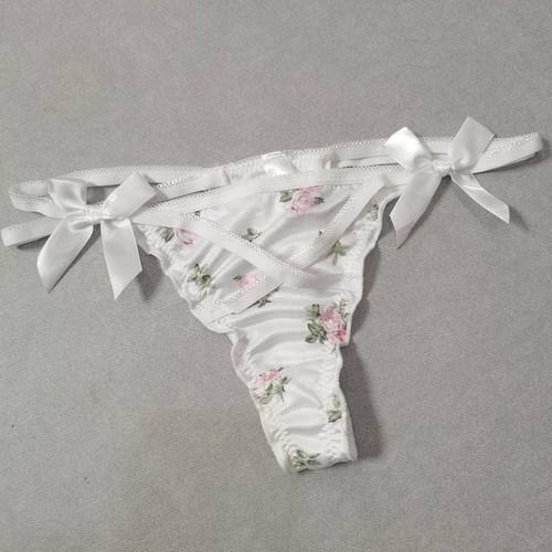 Girl satin gstring thong - satin,