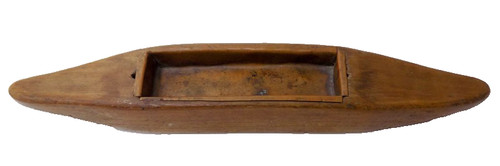 Vintage folk art wood - folk, boat