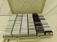 Vintage Enna 300 delux photo slide carrier box with 600 35mm colour slides
