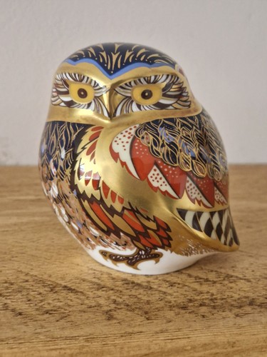 Royal crown derby little owl - "little, owl"