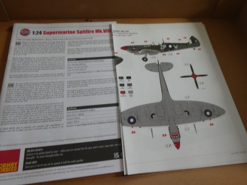 Airfix spitfire mkv111 build - airfix,