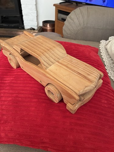 Vintage handmade wooden muscle - vintage,