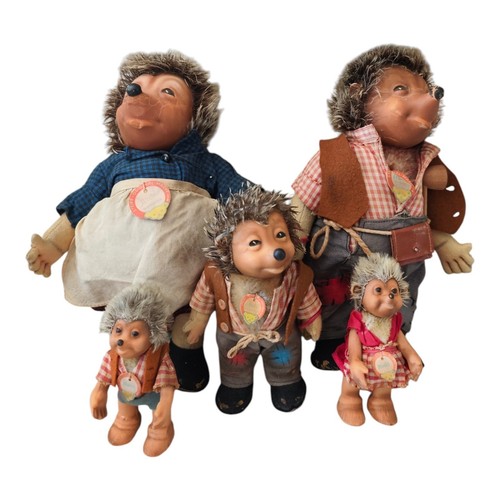 Steiff mecki hedgehog family - steiff,