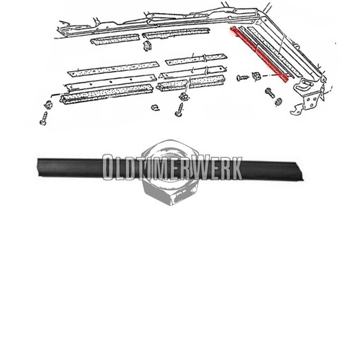 Top gasket rear left - left, golf