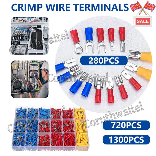 280 1300pcs assorted insulated - 280-1300pcs,